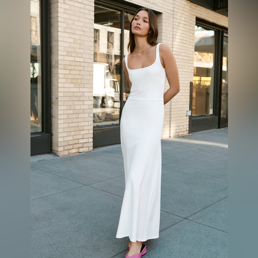 NWT - Marvin Dress - never worn - maxi white dress ankle length - XS